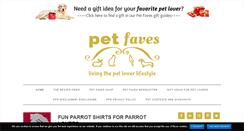 Desktop Screenshot of petfaves.com